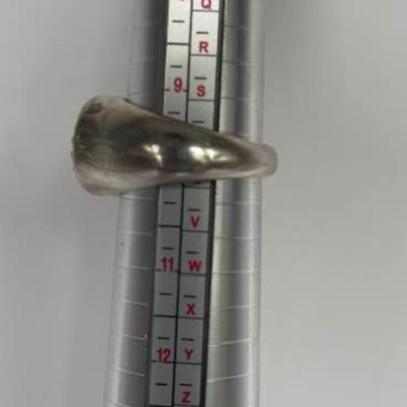 Michael Dawkins - designer wave ring - silver - men or women - size 10 - Picture 9 of 15